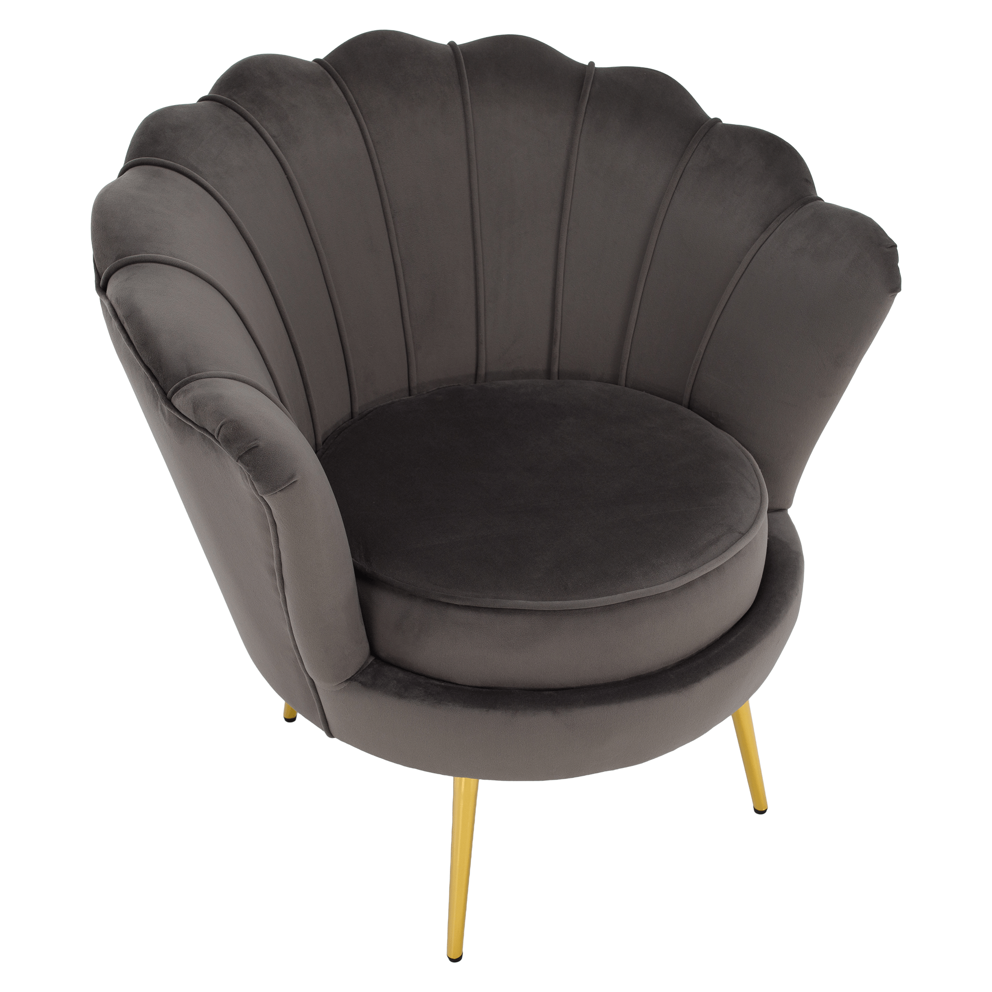 Art-deco stílusú fotel, Velvet szövet/gold arany króm, NOBLEO