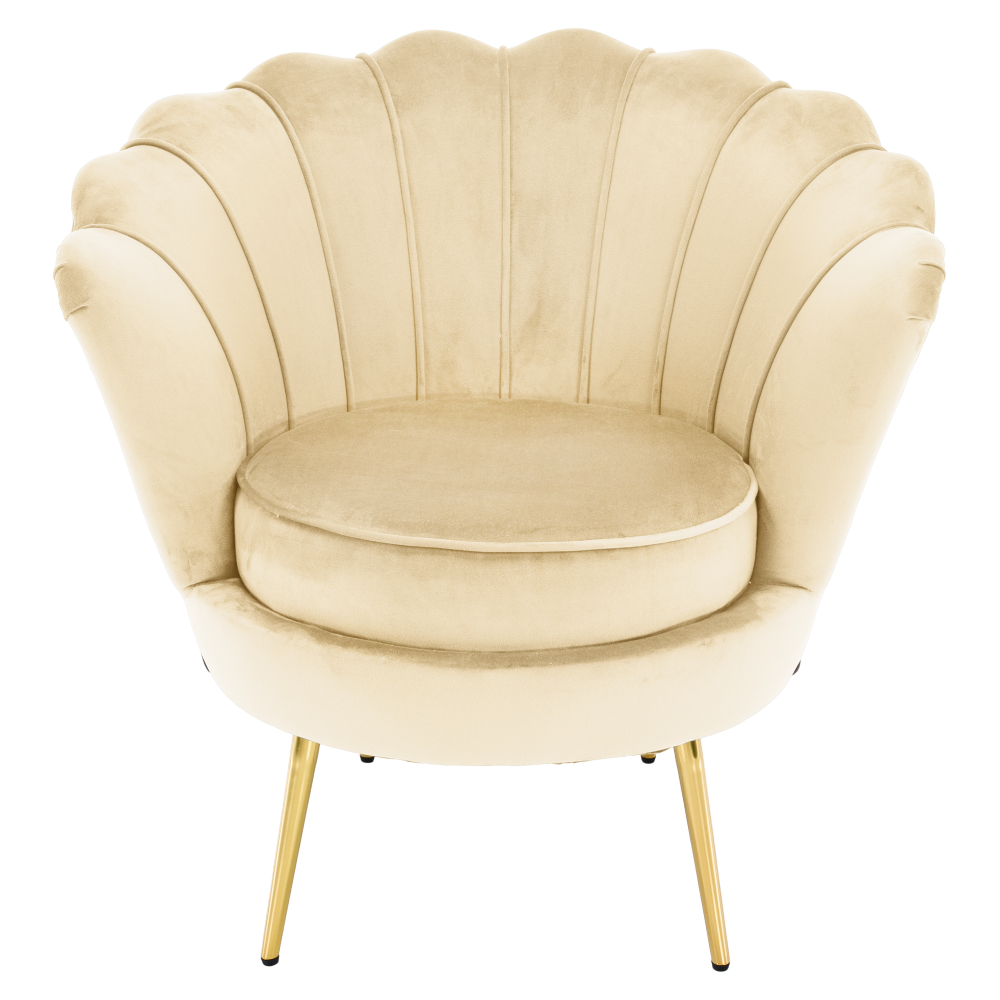 Art-deco stílusú fotel, Velvet szövet/gold arany króm, NOBLEO