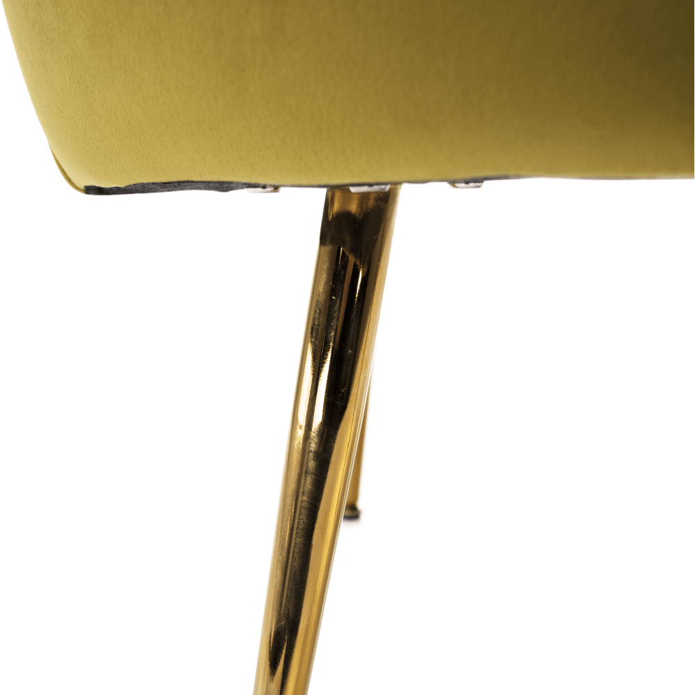Fotel Art-deco stílusban, smaragd Velvet anyag/gold króm-arany, NOBLIN