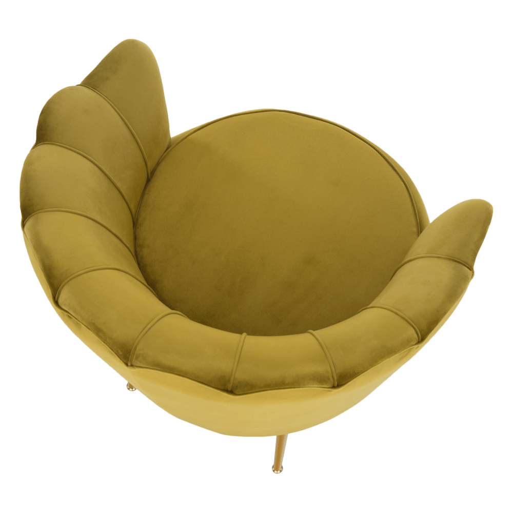 Fotel Art-deco stílusban, smaragd Velvet anyag/gold króm-arany, NOBLIN