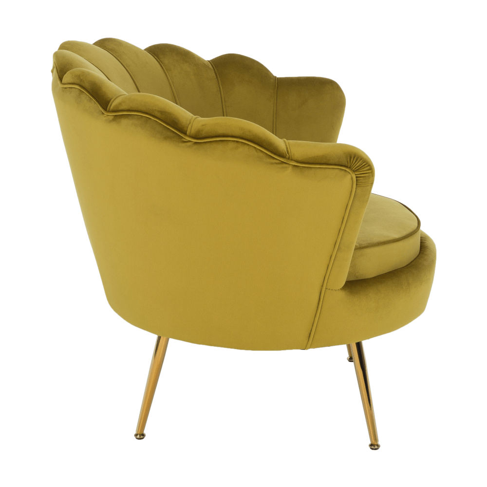Fotel Art-deco stílusban, smaragd Velvet anyag/gold króm-arany, NOBLIN