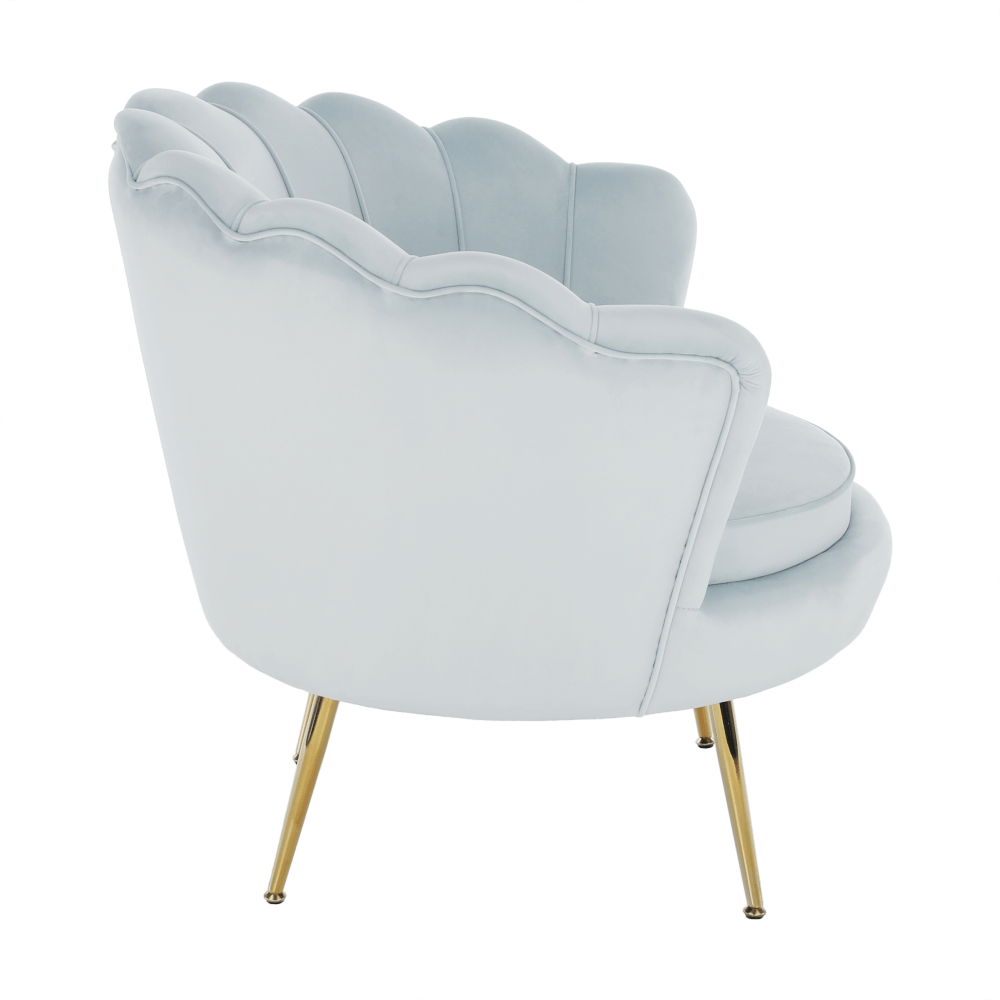 Fotel Art-deco stílusban, smaragd Velvet anyag/gold króm-arany, NOBLIN