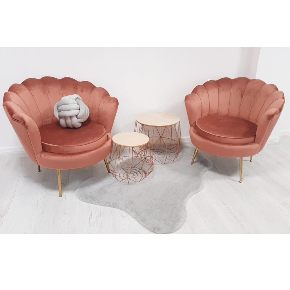 Fotel Art-deco stílusban, smaragd Velvet anyag/gold króm-arany, NOBLIN