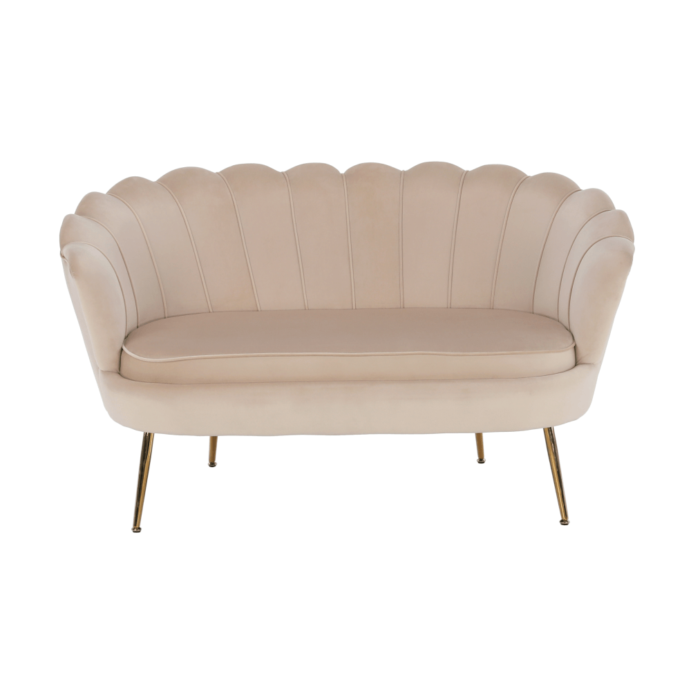 Pad Art-deco stílusban, smaragd Velvet anyag/gold króm-arany, NOBLIN