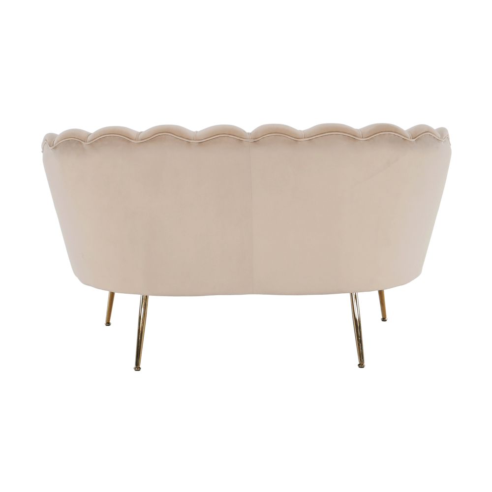 Pad Art-deco stílusban, smaragd Velvet anyag/gold króm-arany, NOBLIN