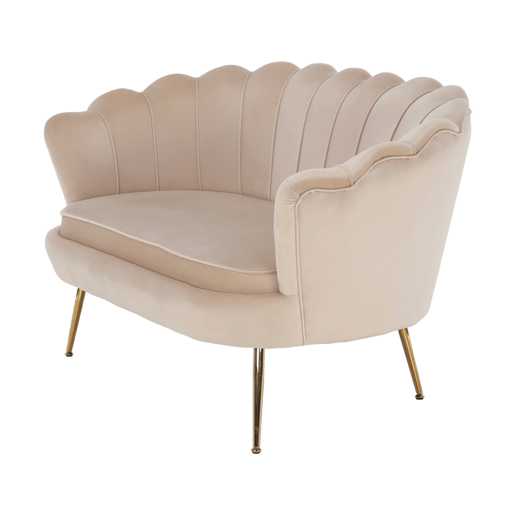 Pad Art-deco stílusban, smaragd Velvet anyag/gold króm-arany, NOBLIN