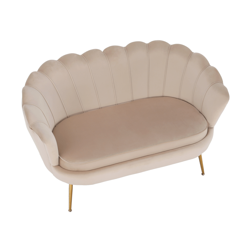 Pad Art-deco stílusban, smaragd Velvet anyag/gold króm-arany, NOBLIN