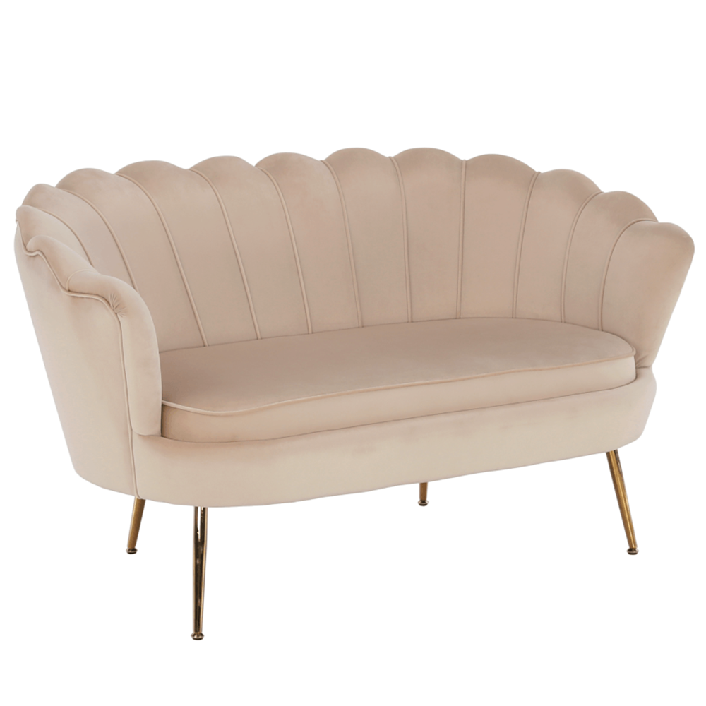 Pad Art-deco stílusban, smaragd Velvet anyag/gold króm-arany, NOBLIN