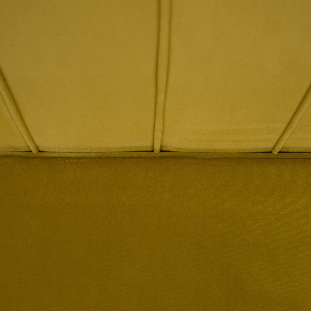 Pad Art-deco stílusban, smaragd Velvet anyag/gold króm-arany, NOBLIN