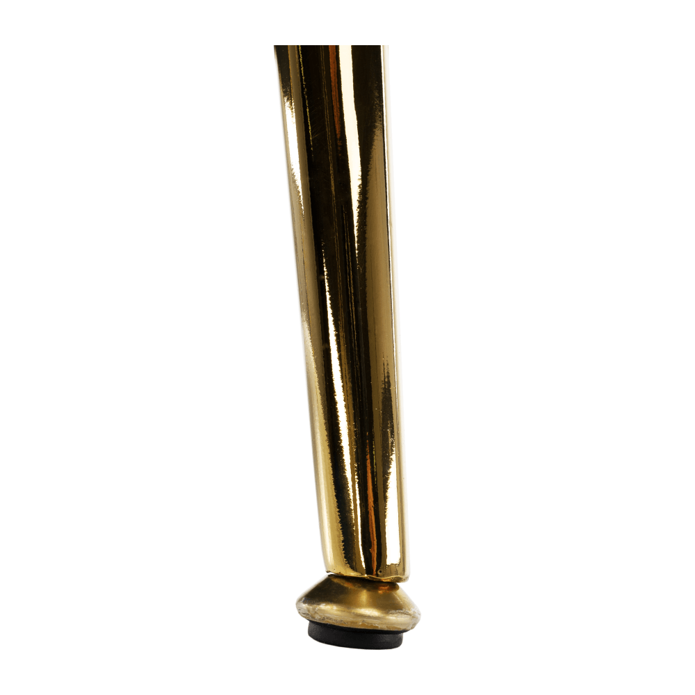 Pad Art-deco stílusban, smaragd Velvet anyag/gold króm-arany, NOBLIN
