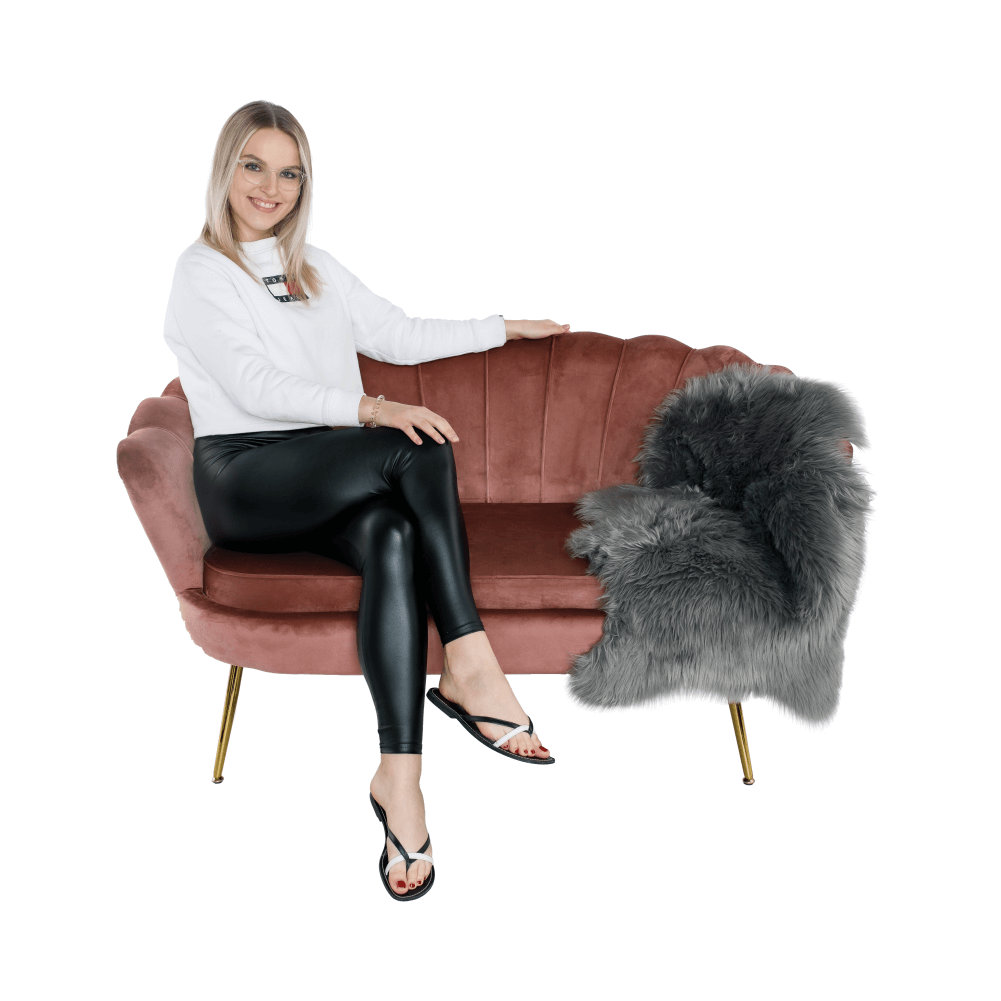 Pad Art-deco stílusban, smaragd Velvet anyag/gold króm-arany, NOBLIN