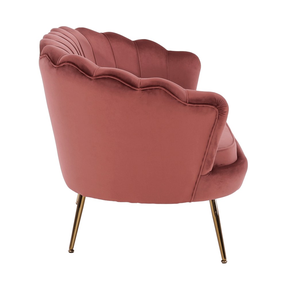 Pad Art-deco stílusban, smaragd Velvet anyag/gold króm-arany, NOBLIN