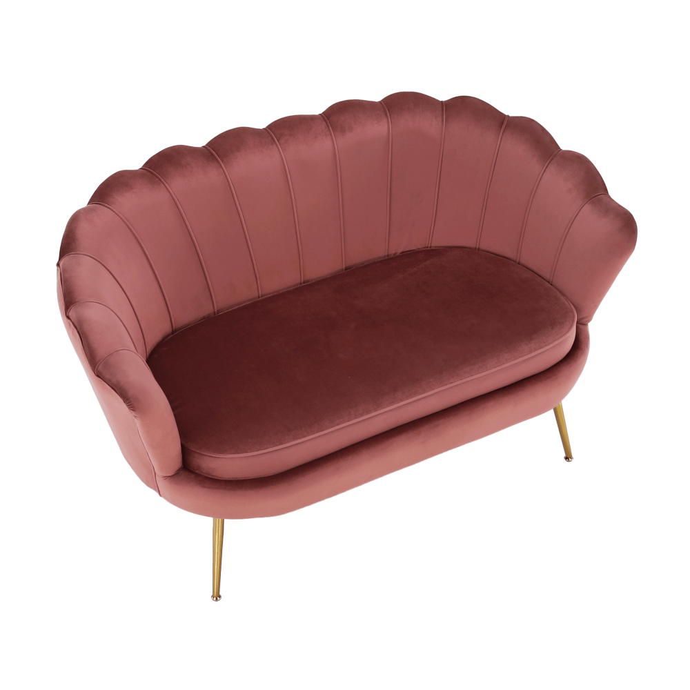 Pad Art-deco stílusban, smaragd Velvet anyag/gold króm-arany, NOBLIN