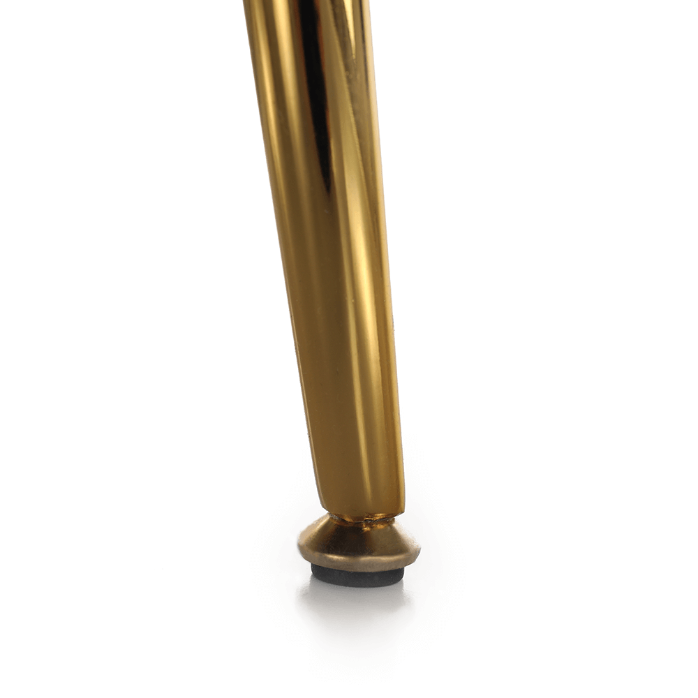 Pad Art-deco stílusban, smaragd Velvet anyag/gold króm-arany, NOBLIN