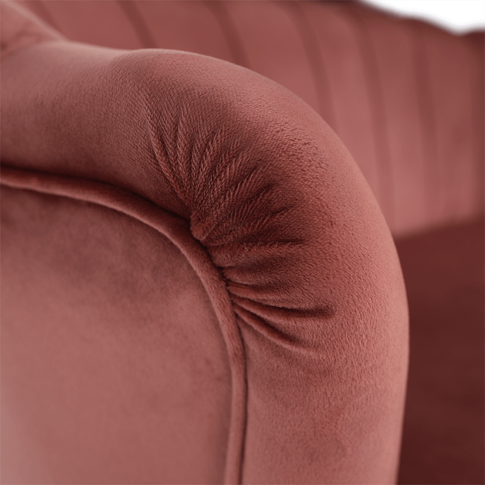Pad Art-deco stílusban, smaragd Velvet anyag/gold króm-arany, NOBLIN