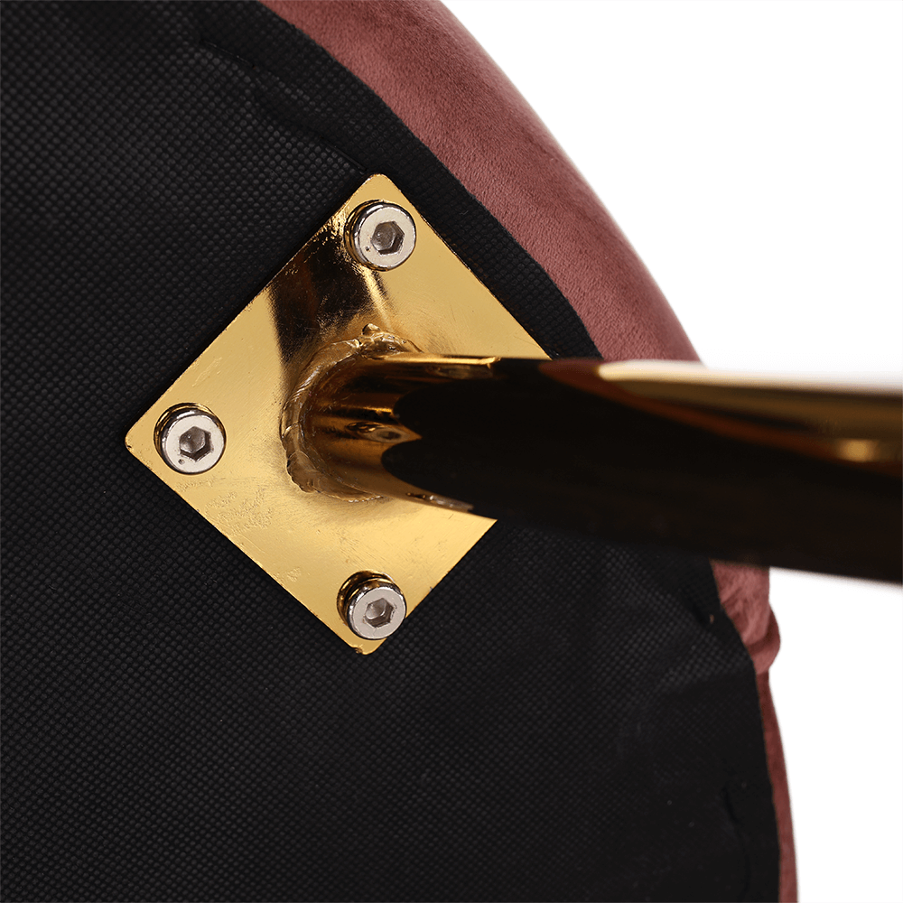 Pad Art-deco stílusban, smaragd Velvet anyag/gold króm-arany, NOBLIN