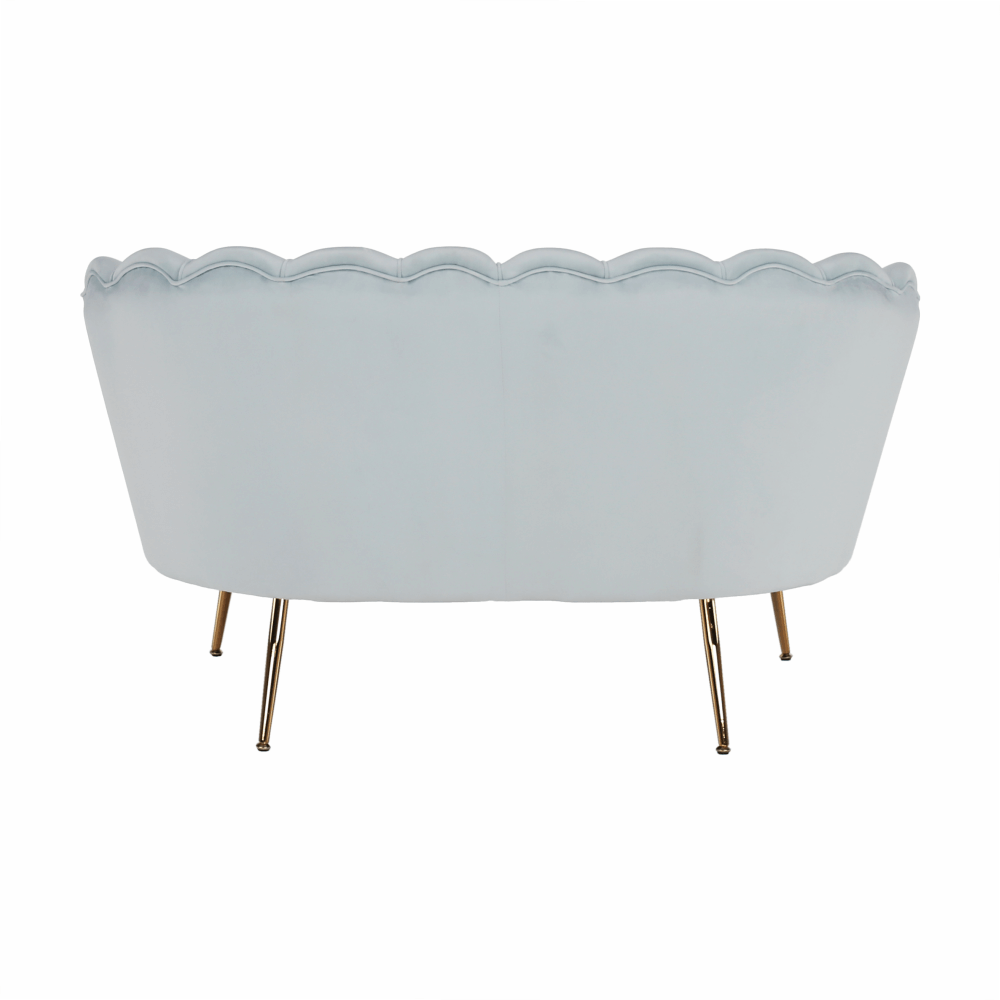 Pad Art-deco stílusban, smaragd Velvet anyag/gold króm-arany, NOBLIN