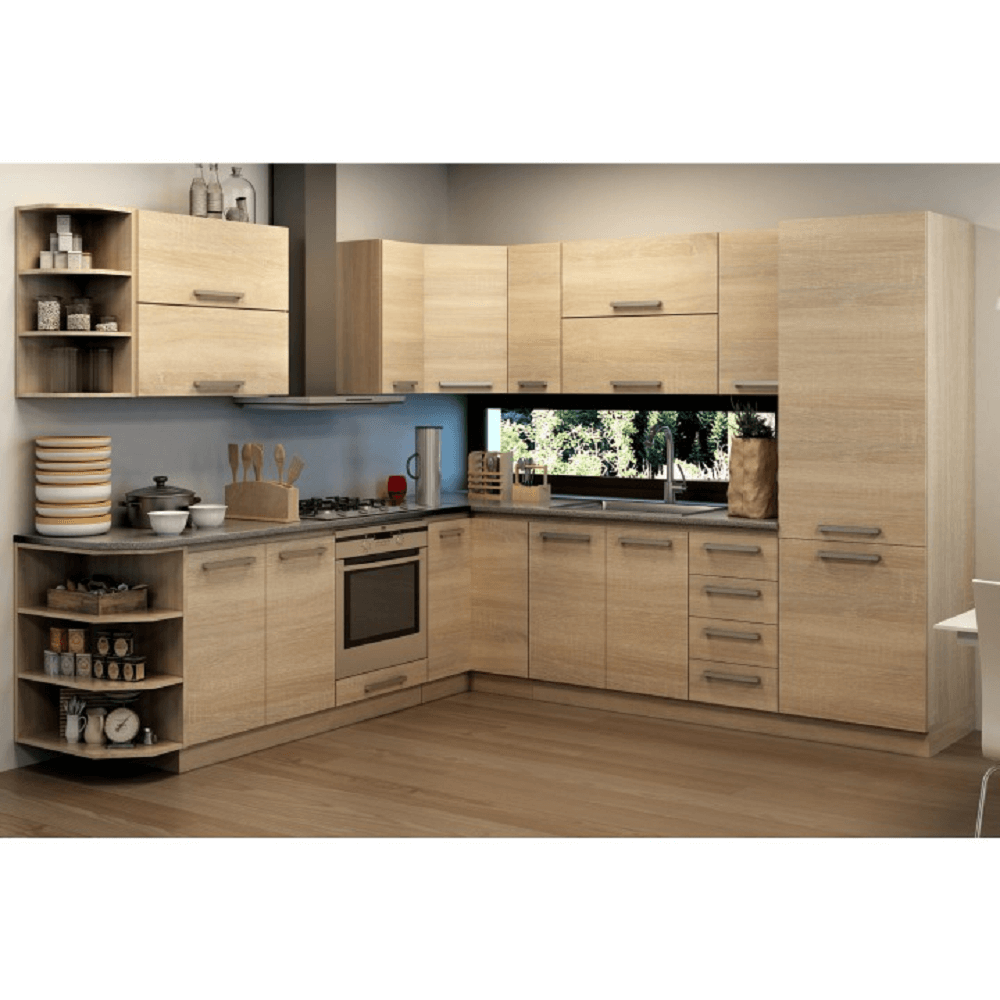 Alsószekrény 40 1DV, tölgy sonoma, NOVA PLUS NOPL-054-0S