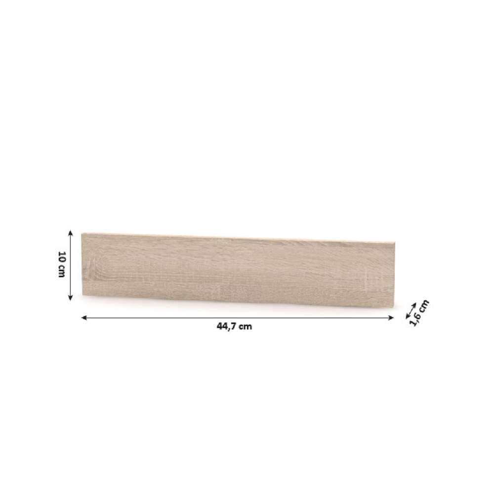 Befejező oldalsó léc alacsonyszekrényekre, tölgy sonoma, NOVA PLUS NOPL-062-00