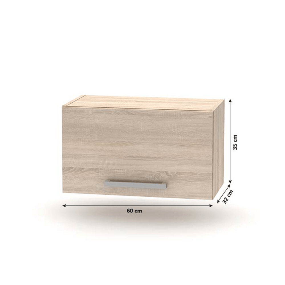Konyhabútor 2,4 m, tölgy NOVA PLUS