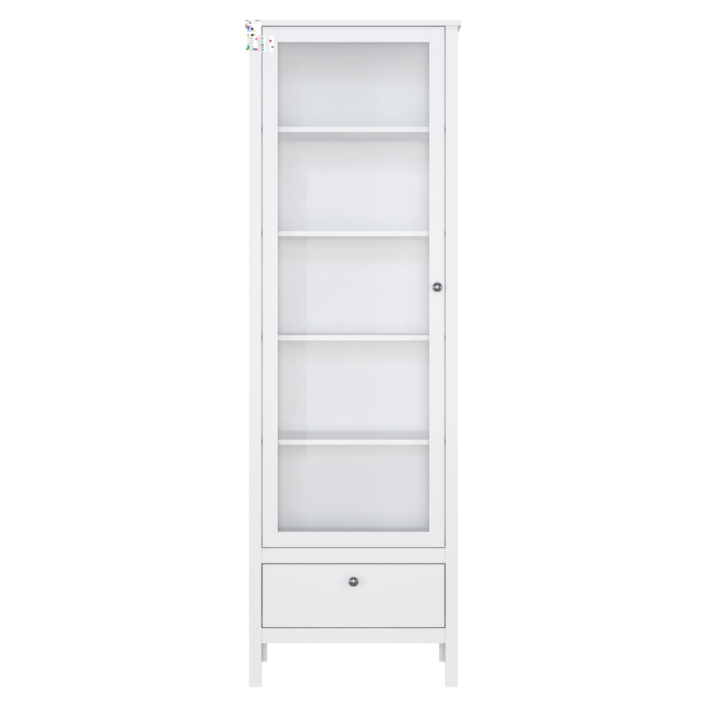 Vitrin 1W1S, fehér, OLJE