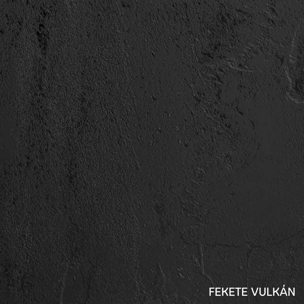 Munkalap, vastagság 3,8 cm, fekete vulkán