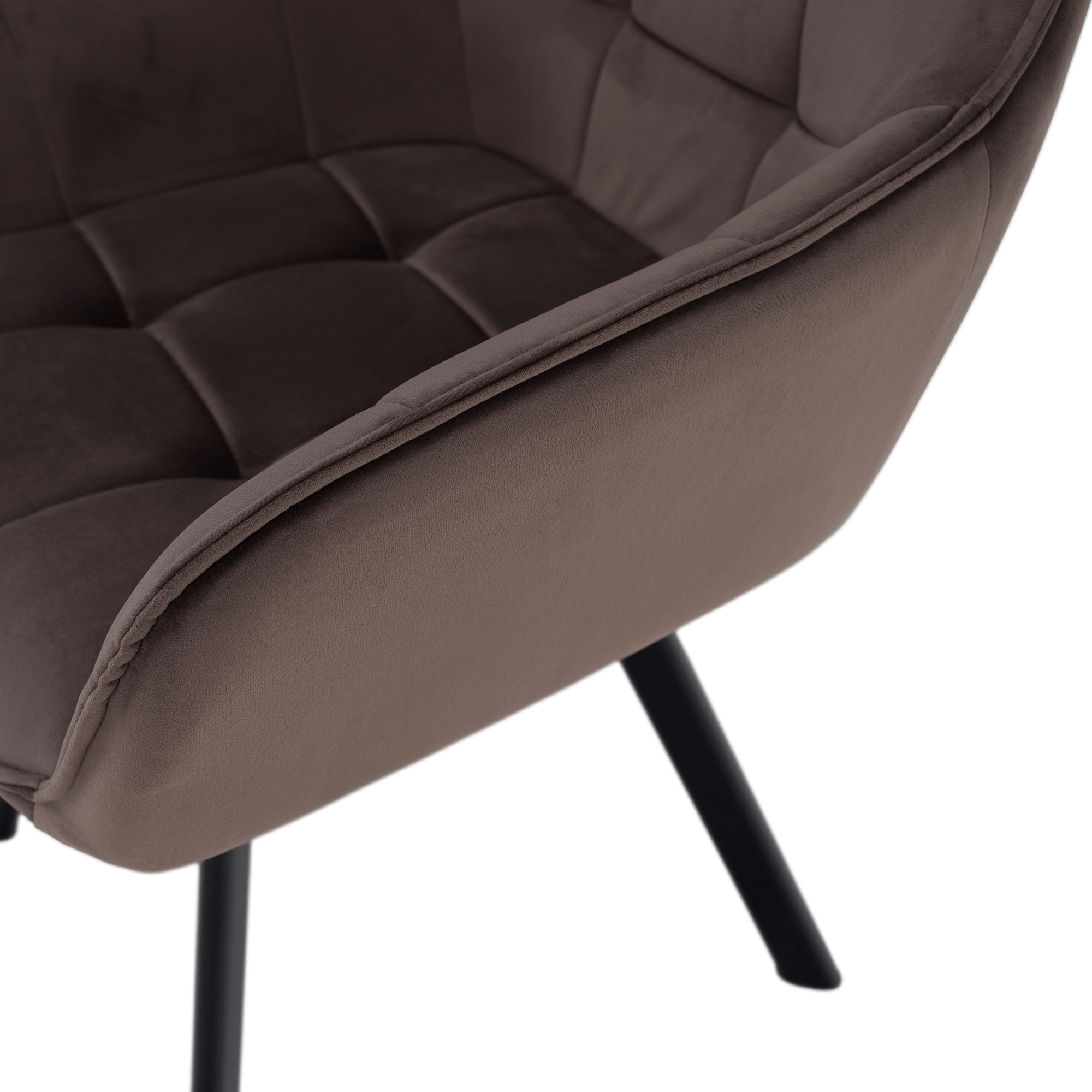 Design fotel, Velvet/fekete, PETIN
