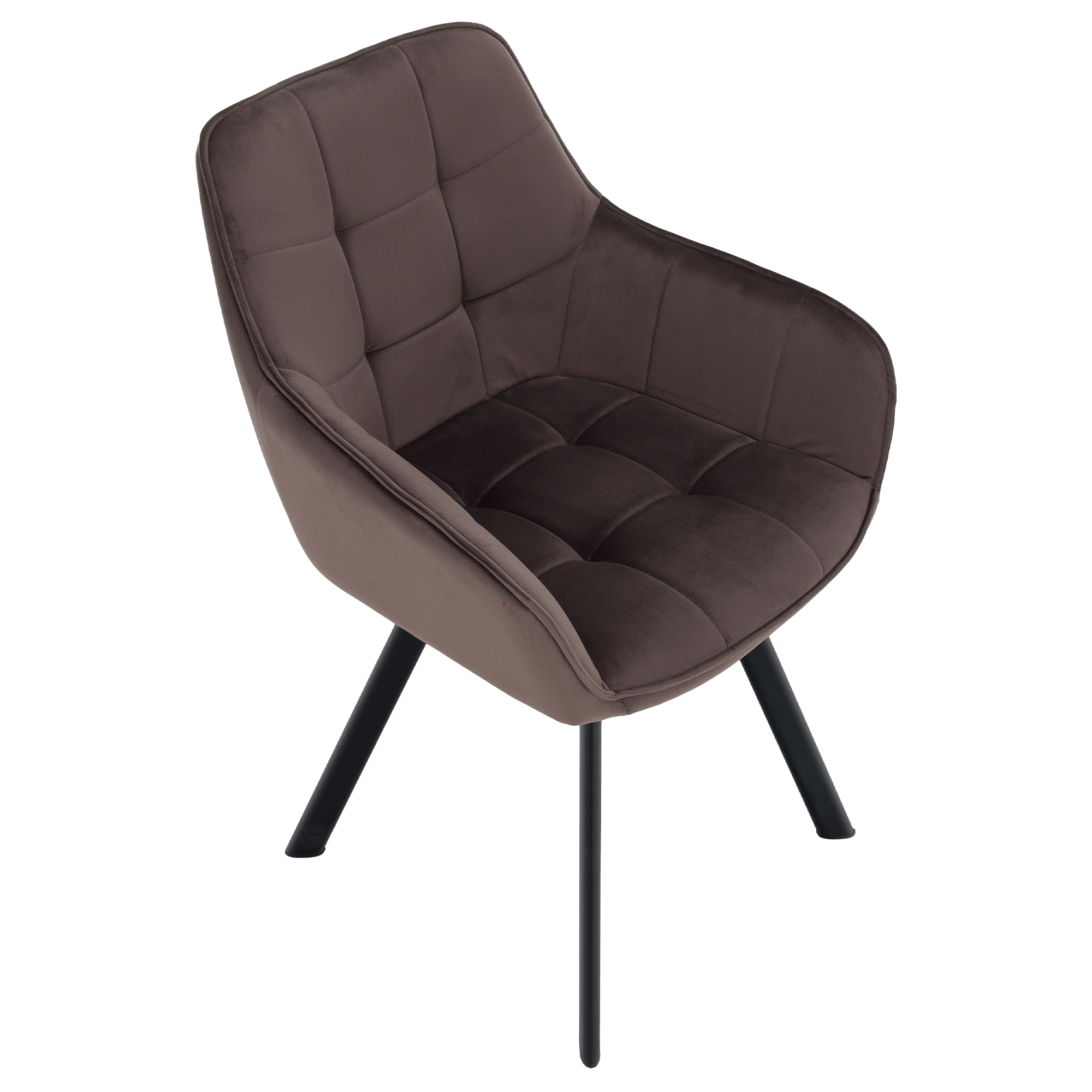 Design fotel, Velvet/fekete, PETIN