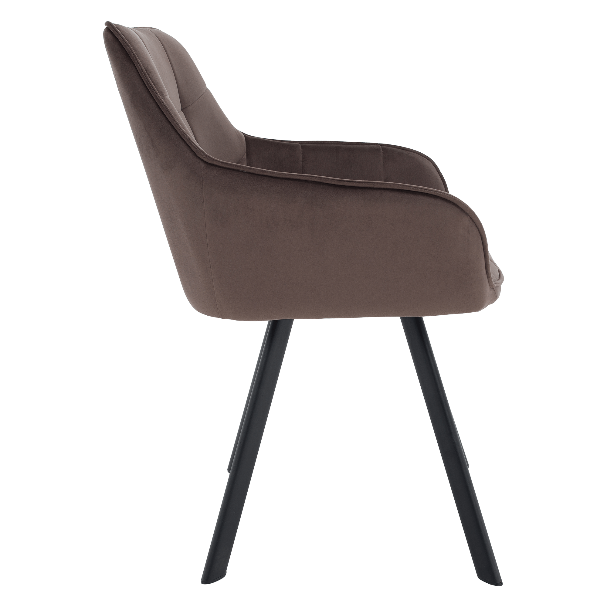 Design fotel, Velvet/fekete, PETIN