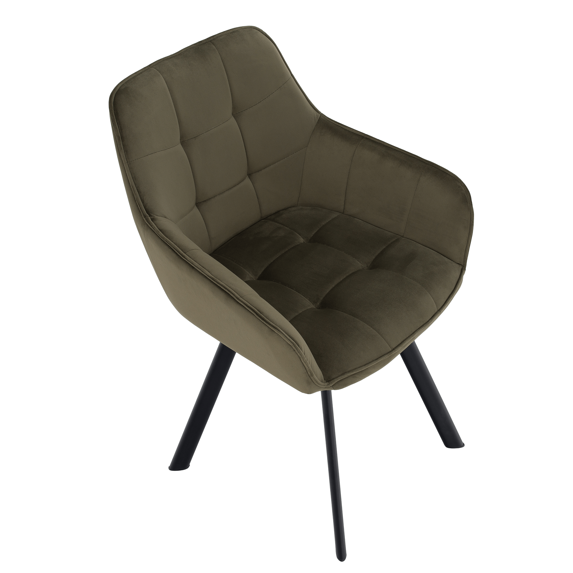 Design fotel, Velvet/fekete, PETIN
