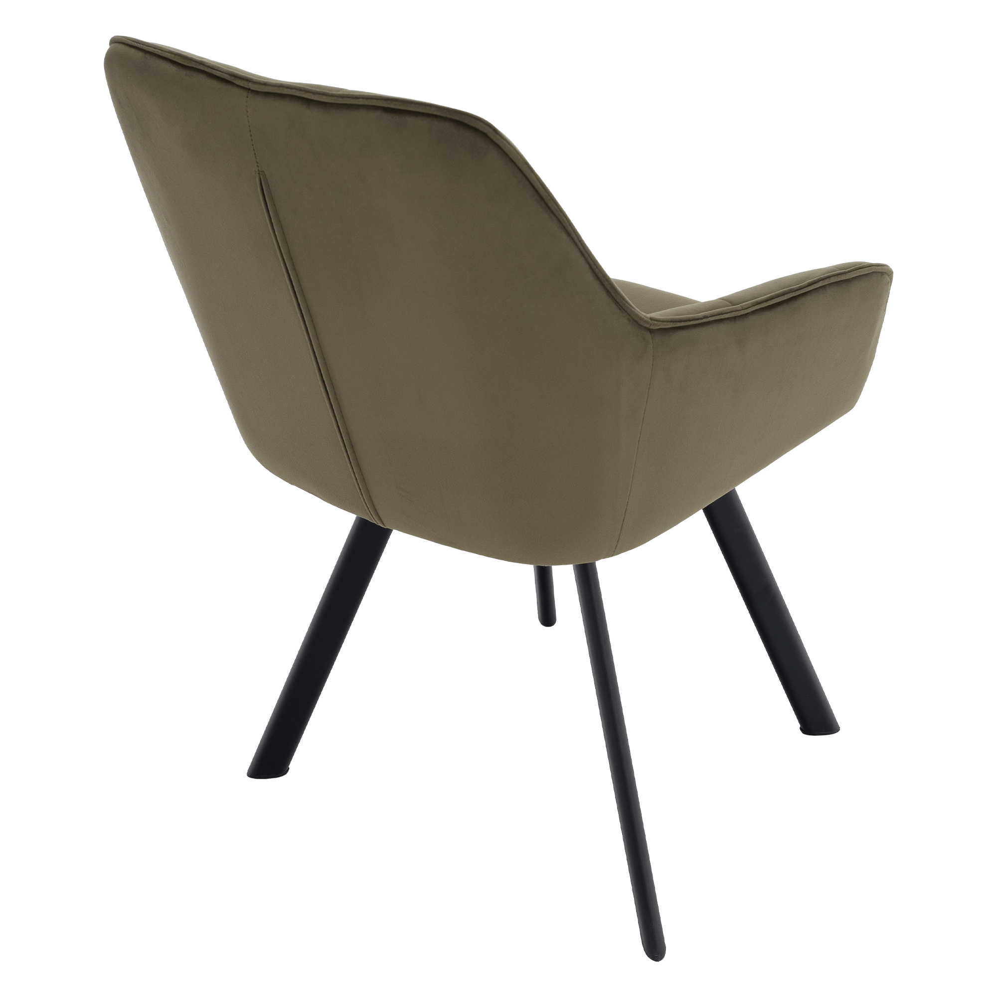 Design fotel, Velvet/fekete, PETIN
