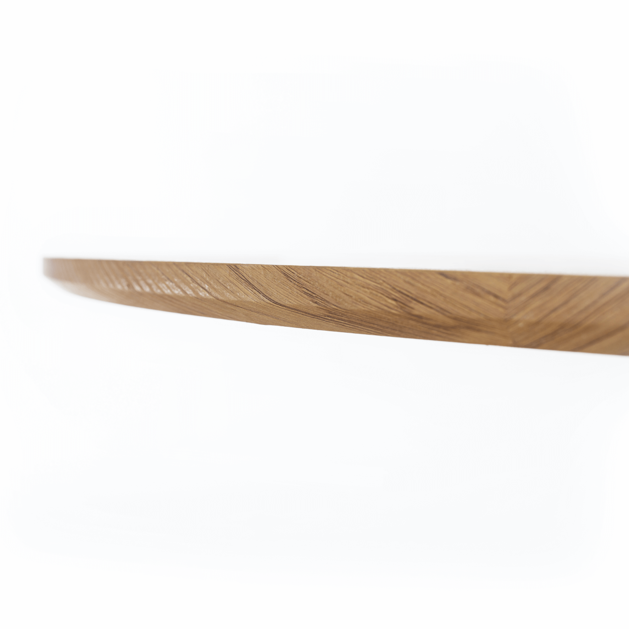 Étkezőasztal, kerek, fehér, matt, átmérő 80 cm, REVENTON NEW