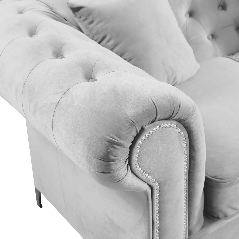 Luxus fotel, Velvet szövet, ROMANO