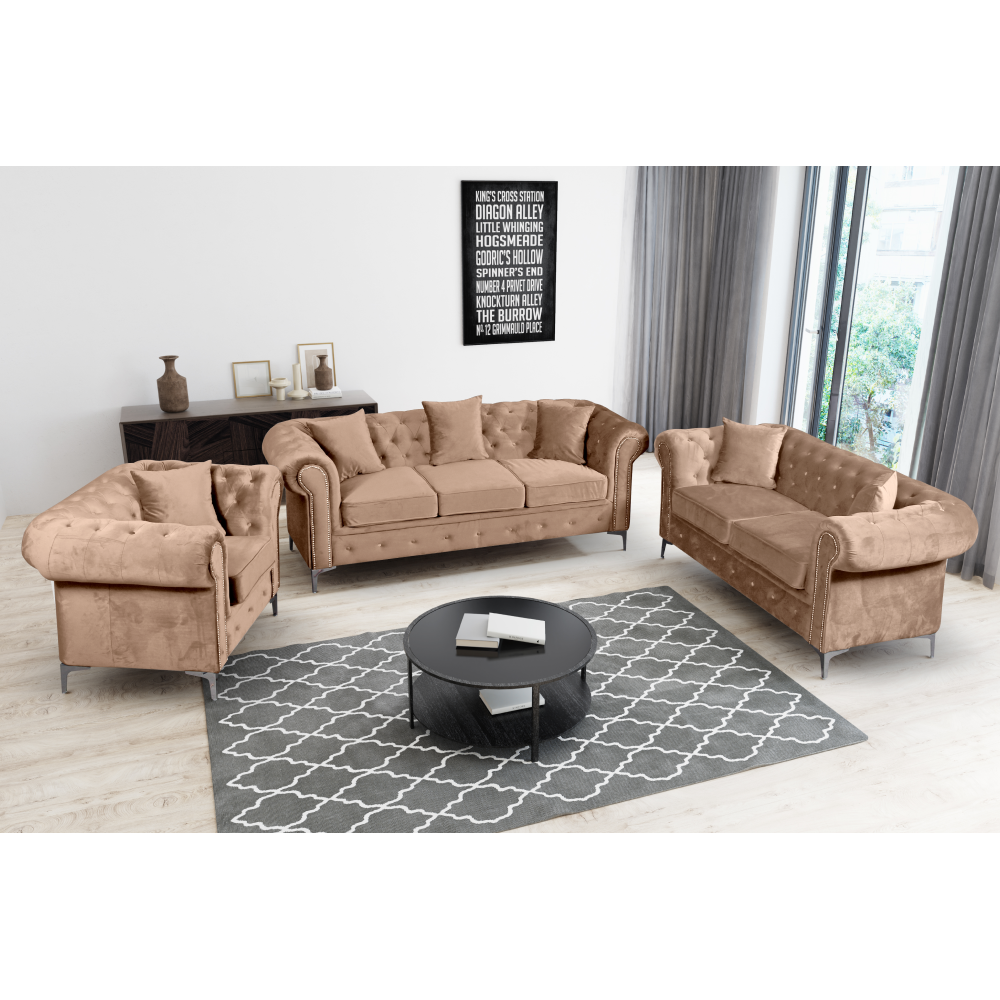 Luxus fotel, Velvet szövet, ROMANO
