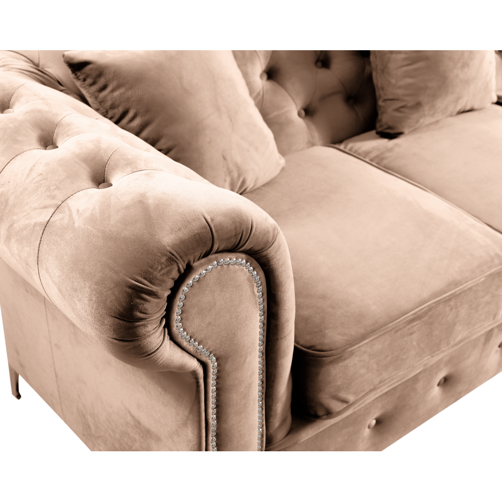 Luxus fotel, Velvet szövet, ROMANO