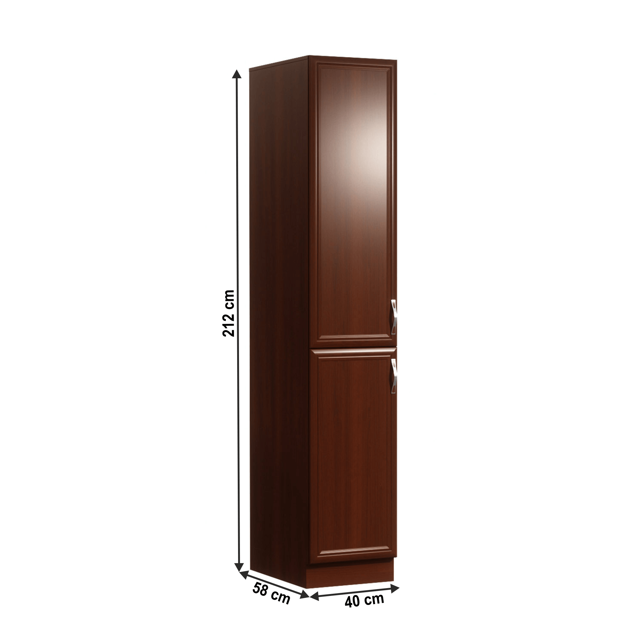 Élelmiszer szekrény D40SP, fehér/sosna Andersen, jobb, SICILIA