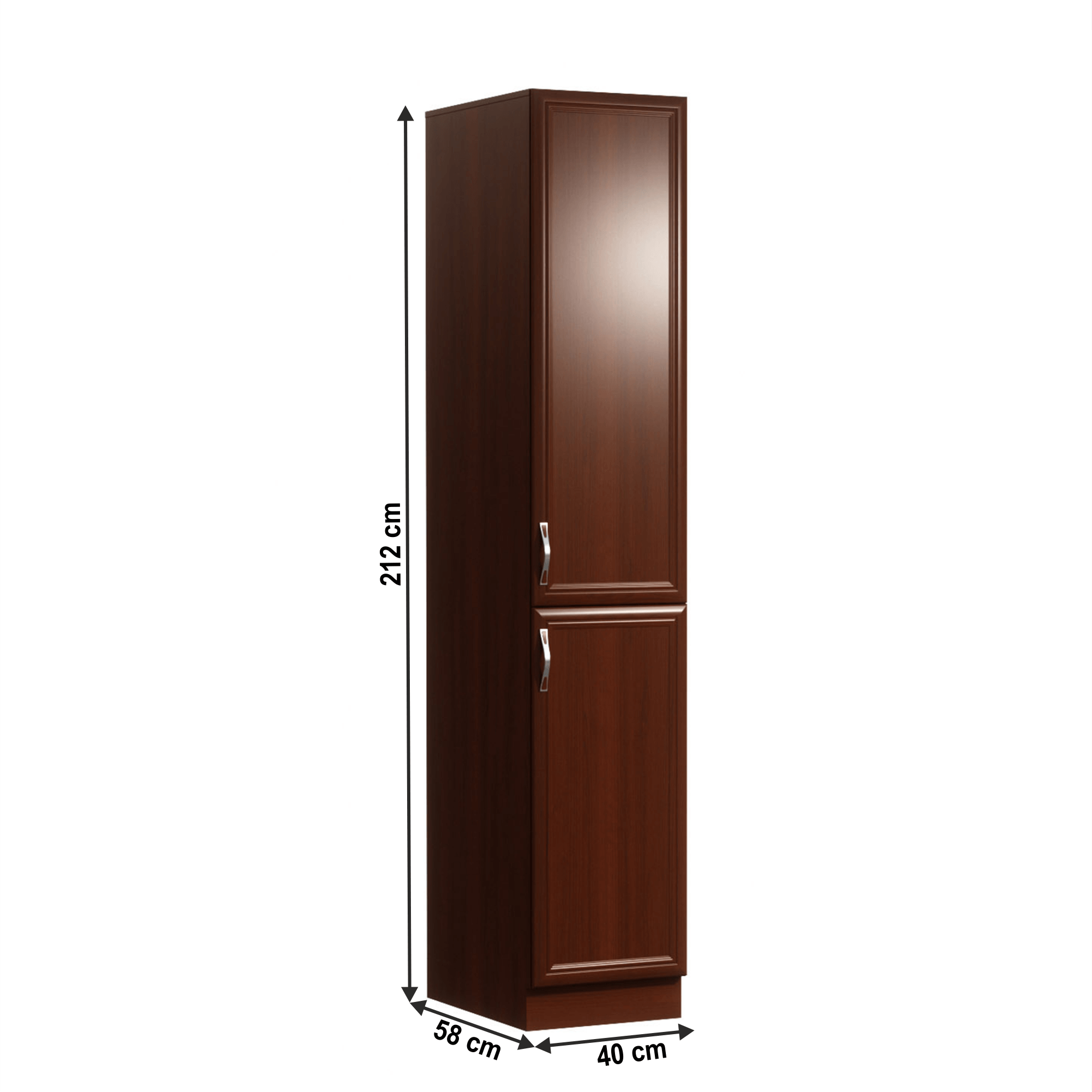 Élelmiszer szekrény D40SP, fehér/sosna Andersen, jobb, SICILIA