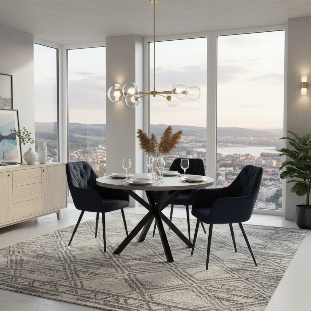 Design fotel, bézs Velvet szövet, VERIO NEW