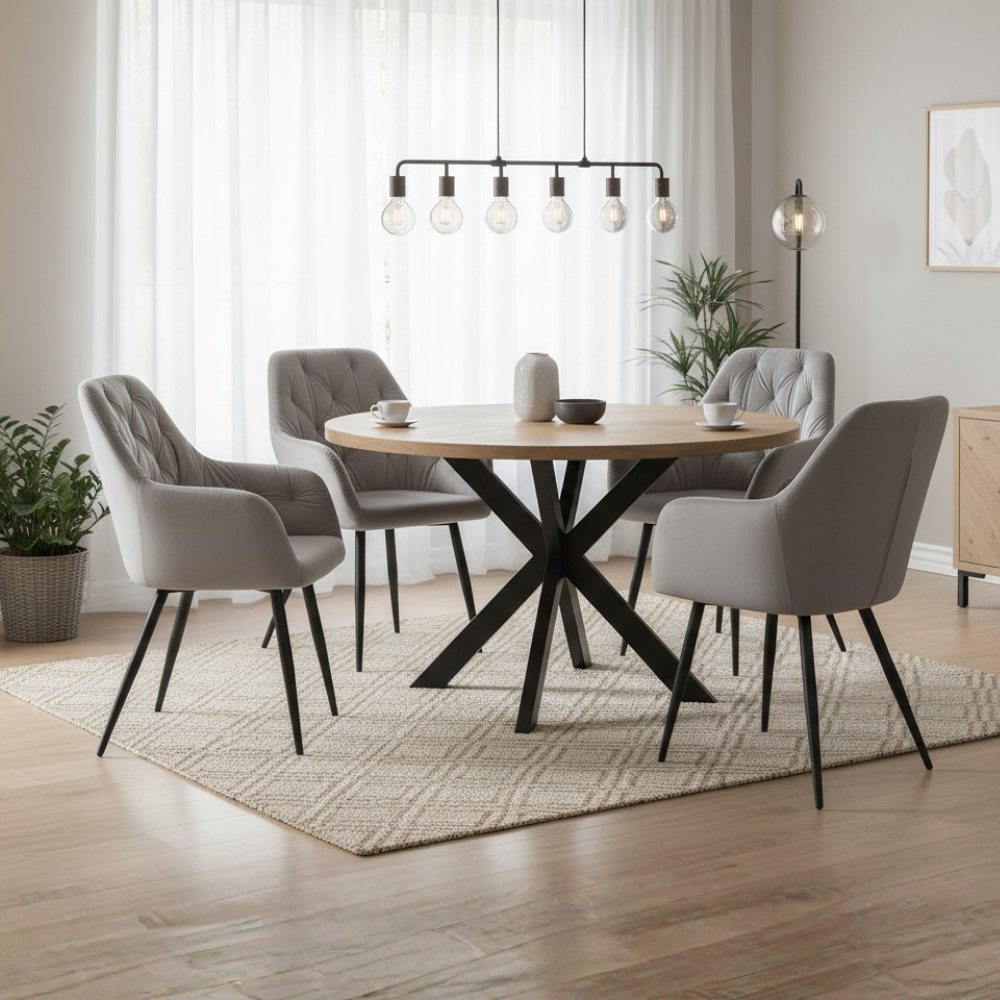Design fotel, bézs Velvet szövet, VERIO NEW