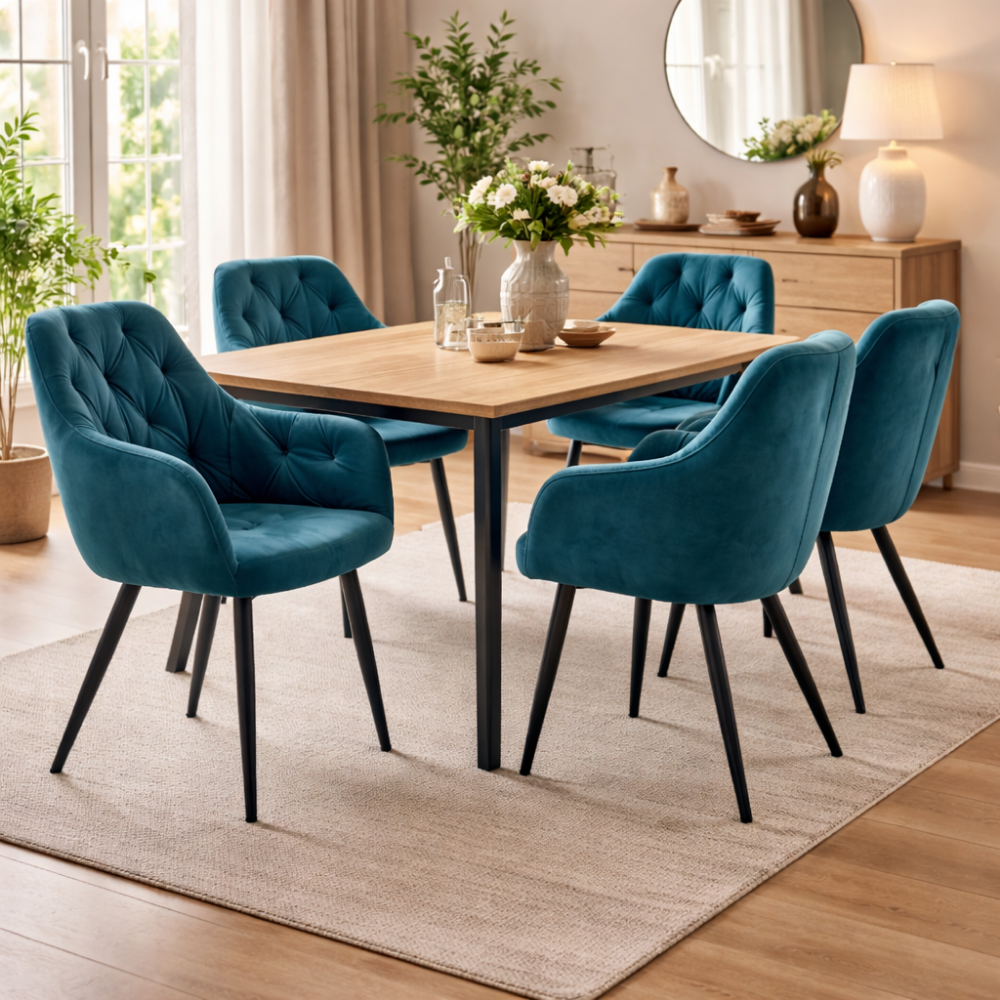 Design fotel, bézs Velvet szövet, VERIO NEW