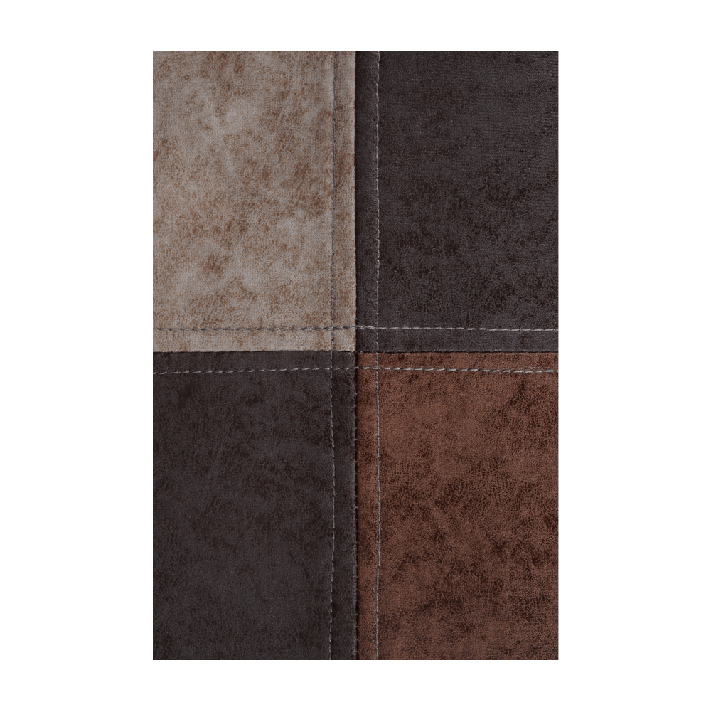 Dizájnos fotel, patchwork/bükk, TERST