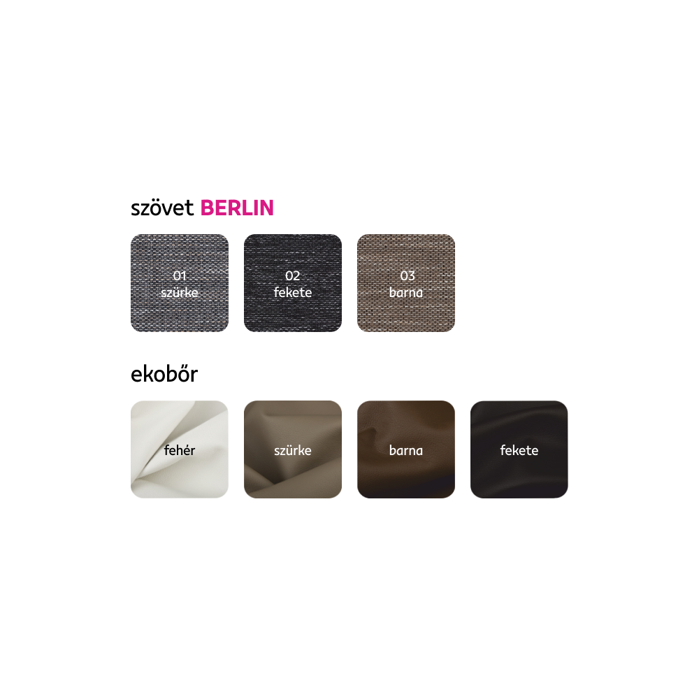 Univerzális ülőgarnitúra, ekobőr melír, TOLITA U UNI