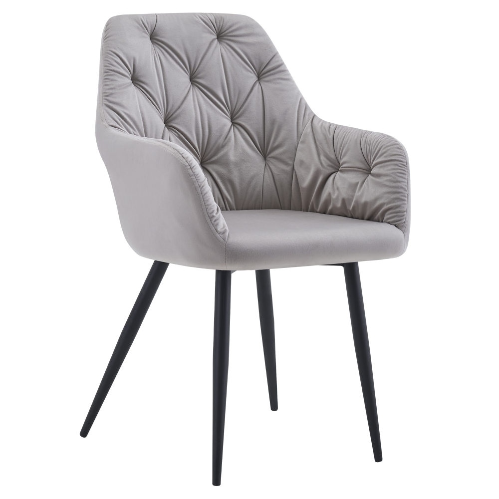 Design fotel, bézs Velvet szövet, VERIO NEW