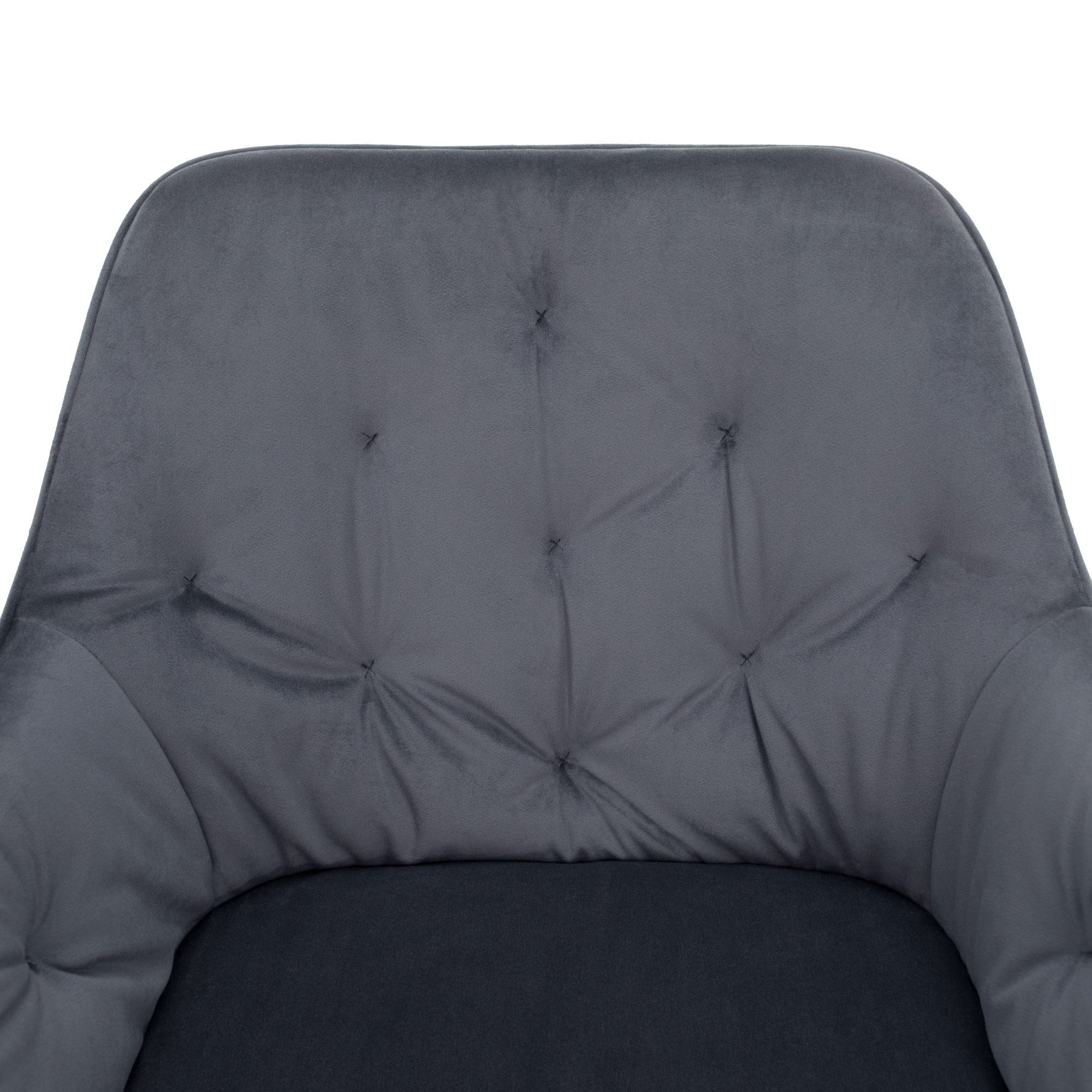 Design fotel, szürke Velvet szövet, VERIO