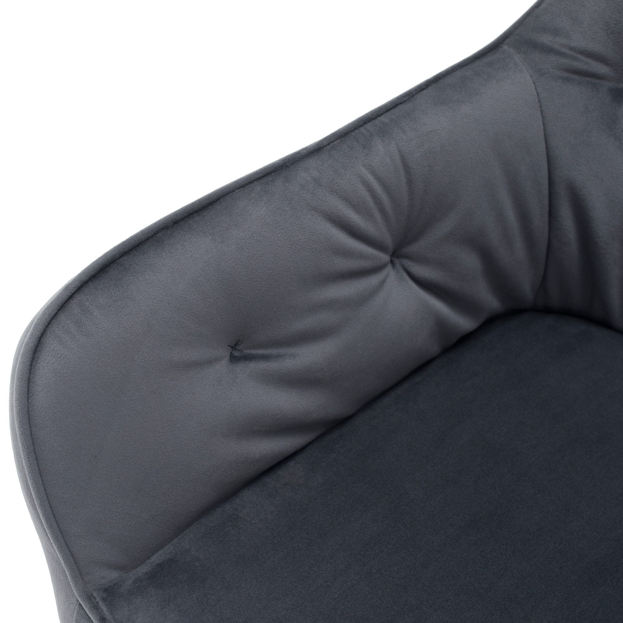 Design fotel, szürke Velvet szövet, VERIO