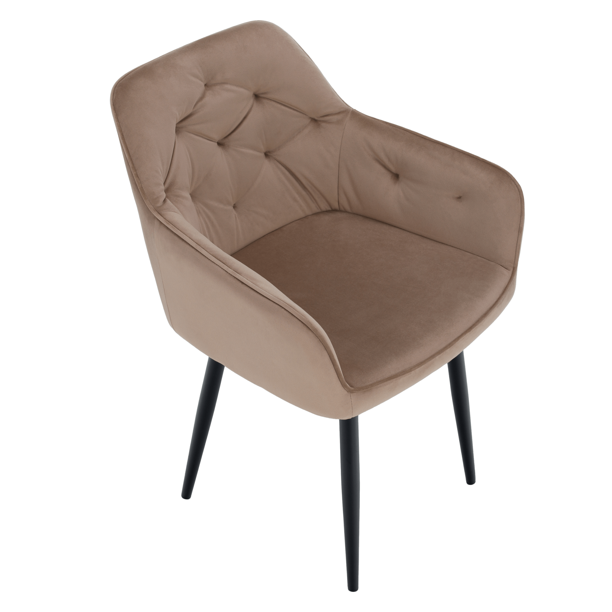 Design fotel, szürke Velvet szövet, VERIO