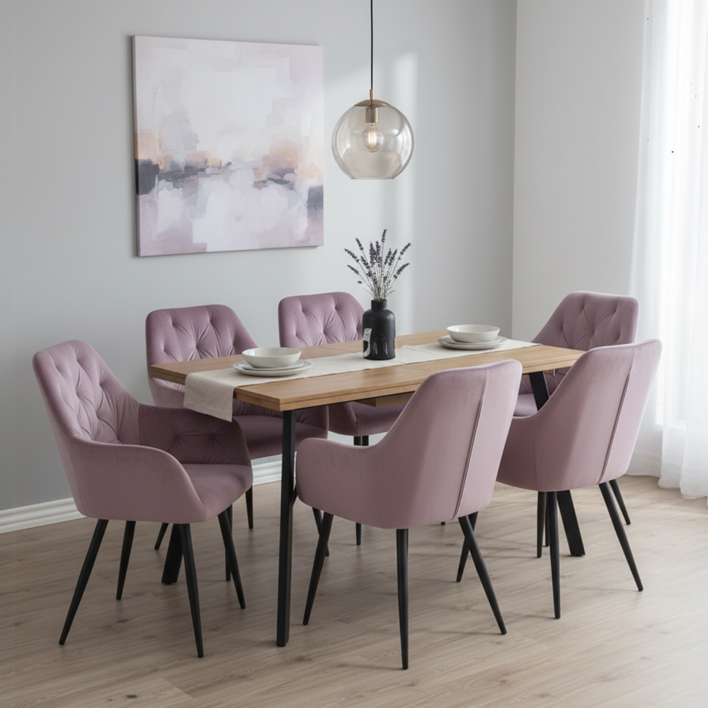 Design fotel, bézs Velvet szövet, VERIO NEW
