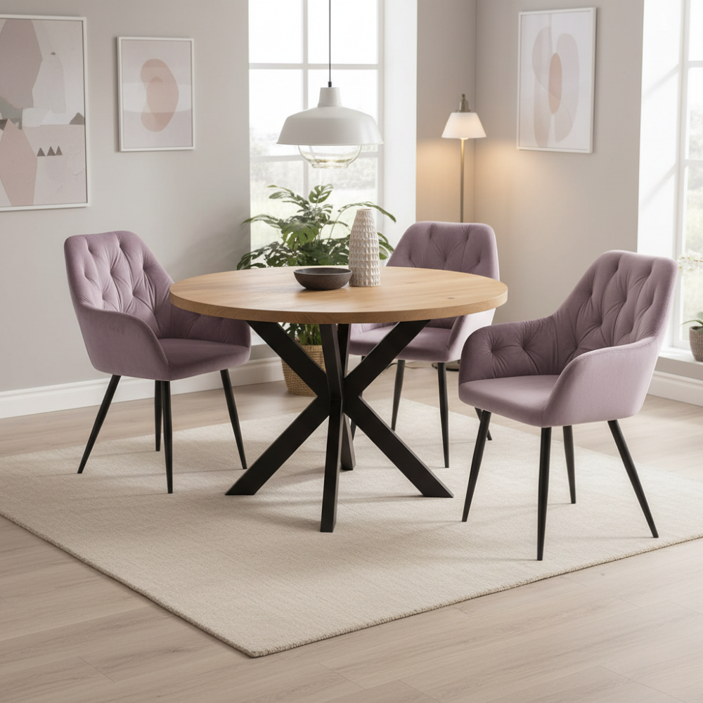 Design fotel, bézs Velvet szövet, VERIO NEW