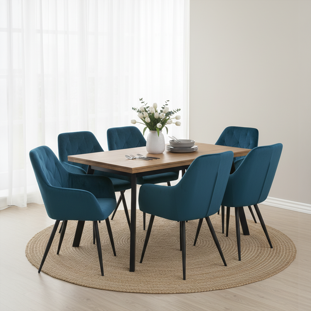 Design fotel, bézs Velvet szövet, VERIO NEW