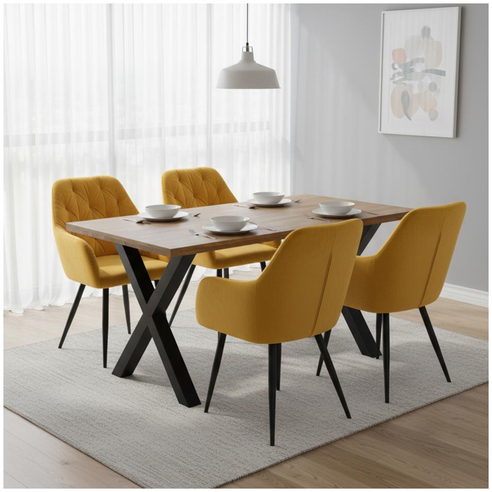 Design fotel, bézs Velvet szövet, VERIO NEW